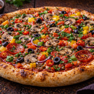 Green River Veggie Pizza