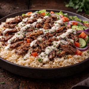 Kebab with Rice