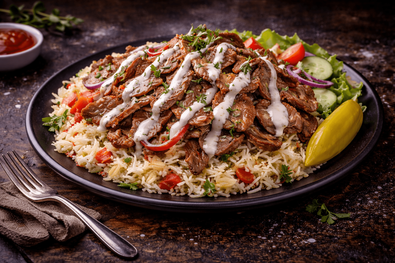 Kebab with Rice - Image 2